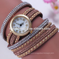 Fashion jewelry genuine leather watch